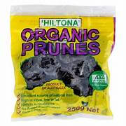 Prunes Organic Unsalted (Hiltona 250g)